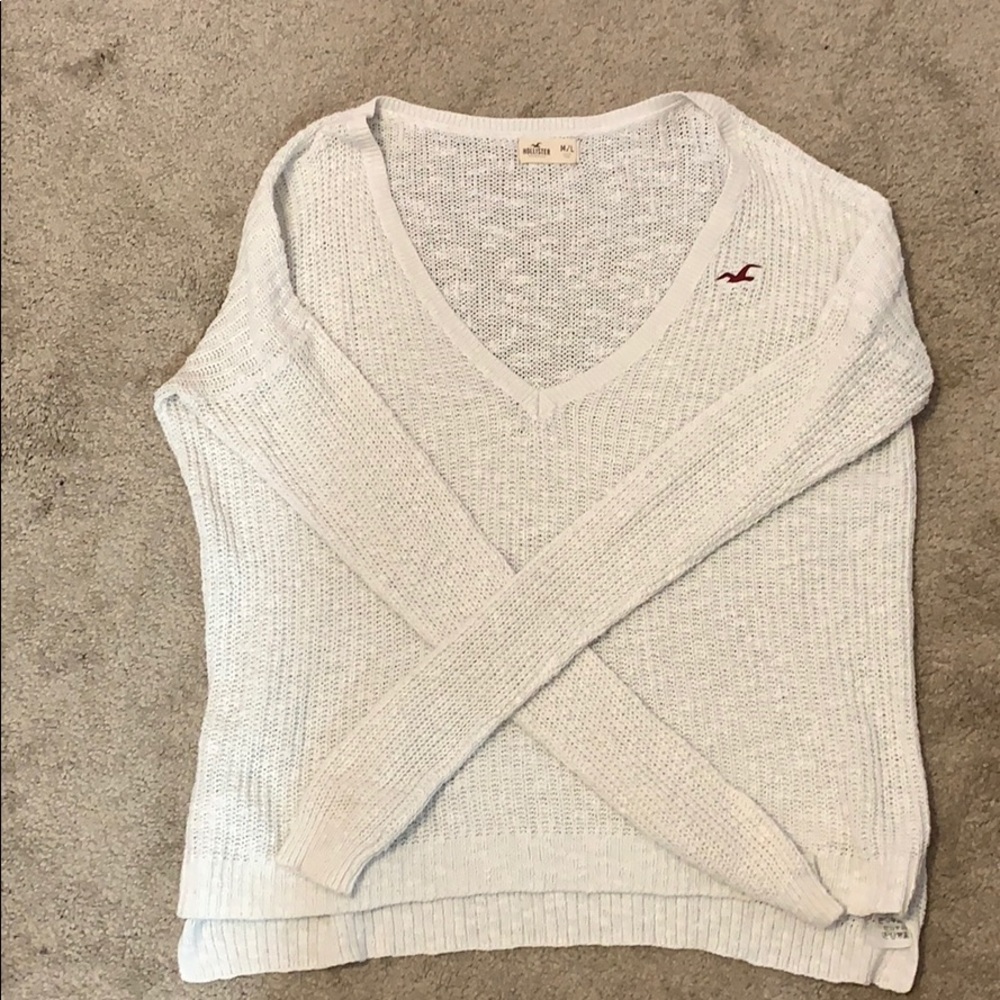 White Hollister Sweater